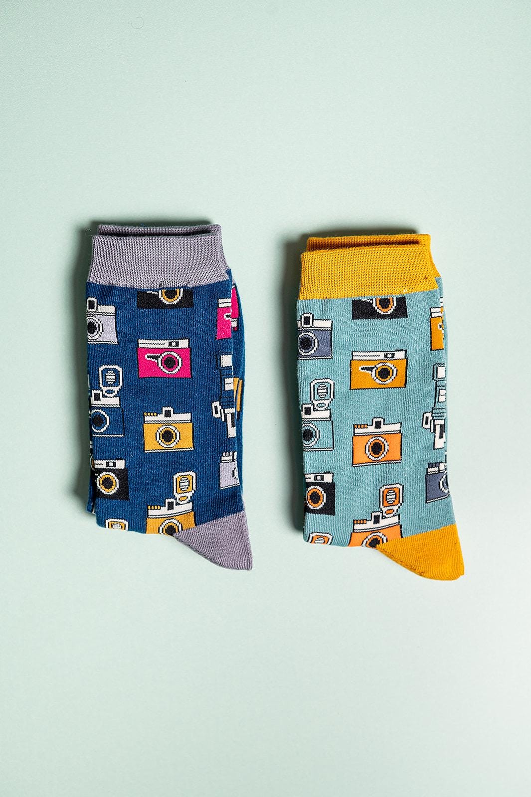 Mens Bamboo Socks Cameras | Photographer Letterbox Giftbox