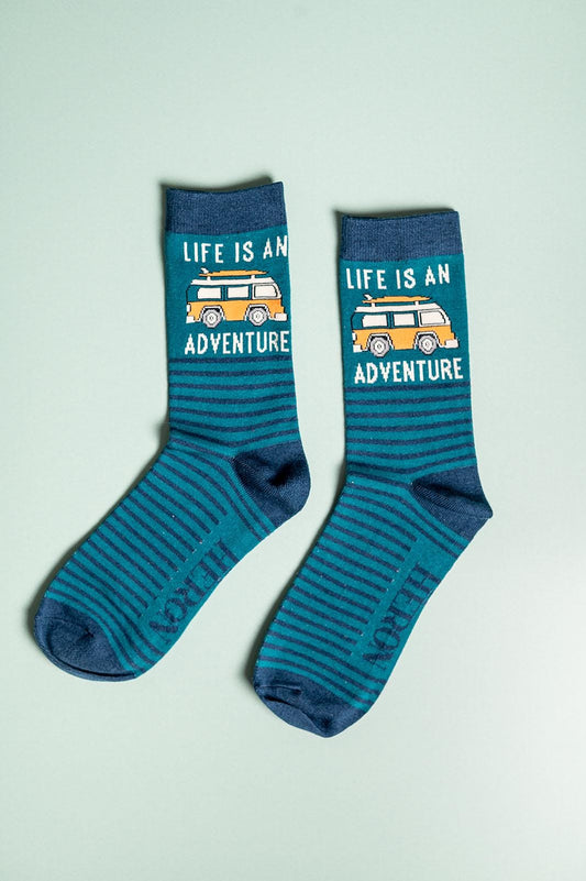 Camper Van Bamboo Socks – Letterbox Gift