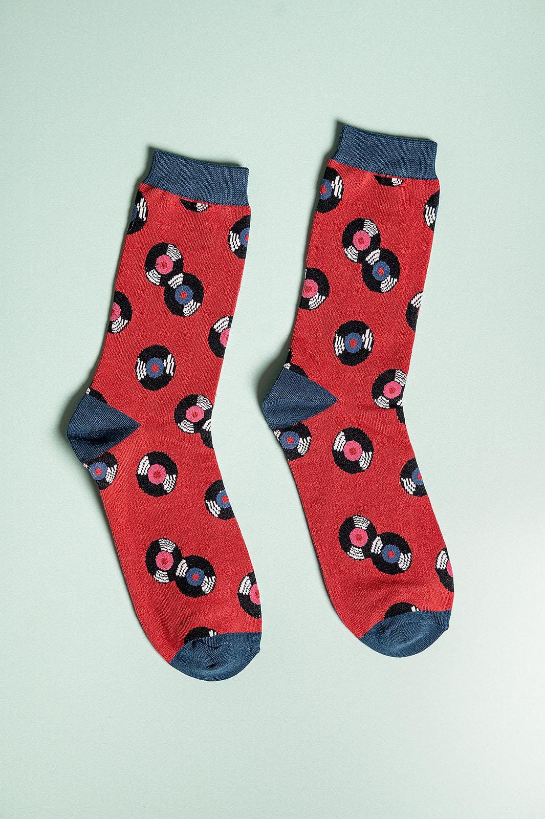 Men’s Vinyl Bamboo Socks