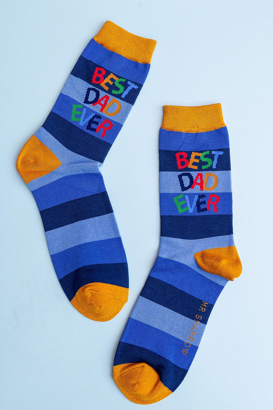 Best Dad Bamboo Socks Letterbox Gift with Free Personalised Gift Card