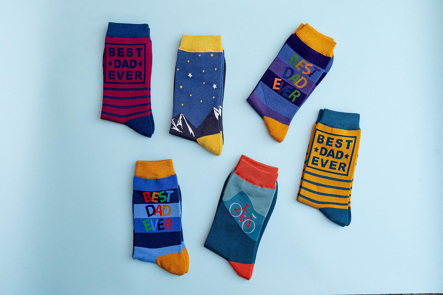 Mountains + Sky bamboo socks | size 7-11