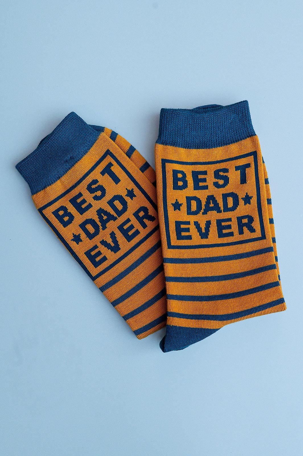 Best Dad Bamboo Socks Letterbox Gift with Free Personalised Gift Card