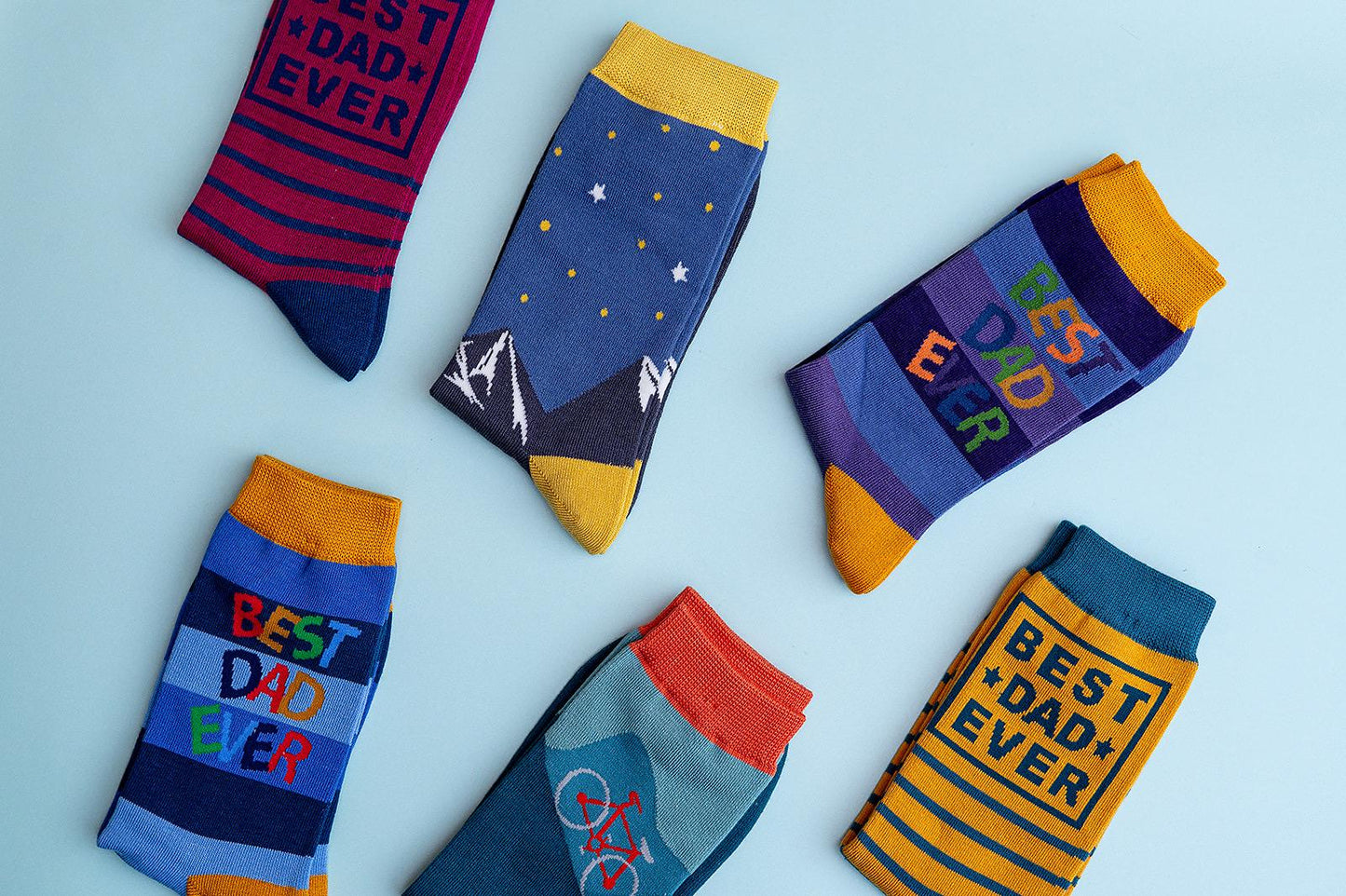 Mountains + Sky bamboo socks | size 7-11
