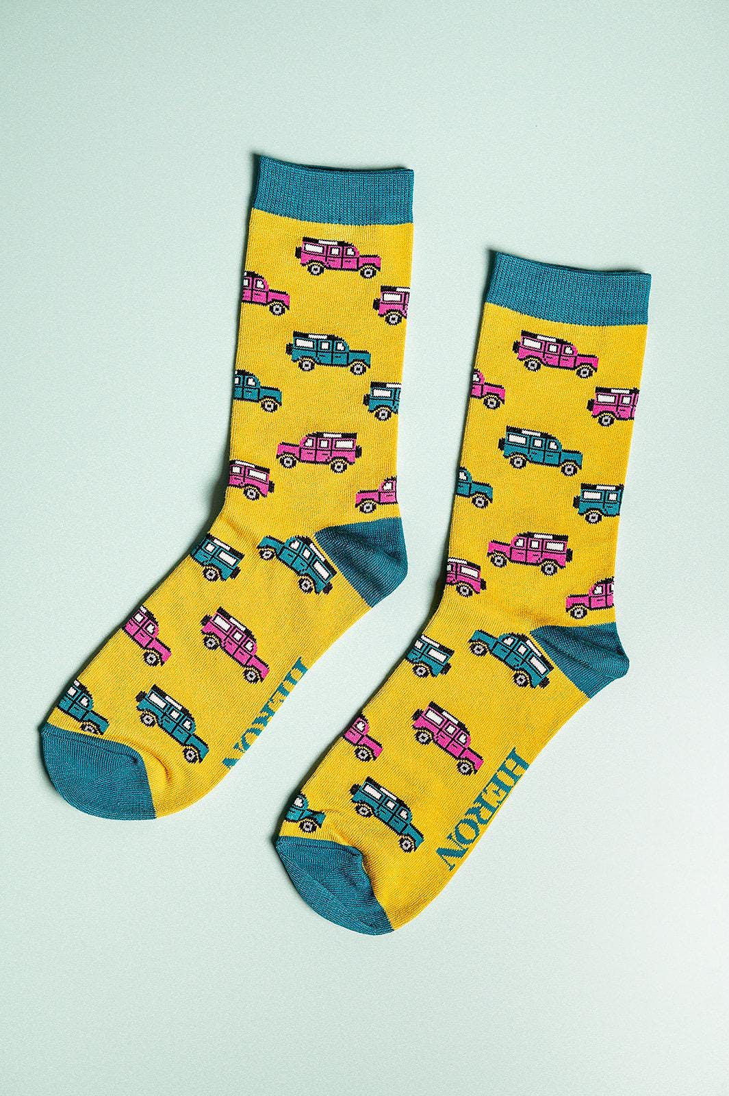 Off Road Bamboo Socks Gift for Him, Men’s UK 7-11, Letterbox Gift, Personalised Gift