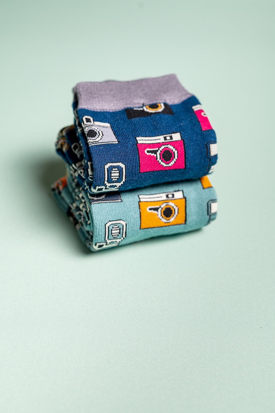 Mens Bamboo Socks Cameras | Photographer Letterbox Giftbox