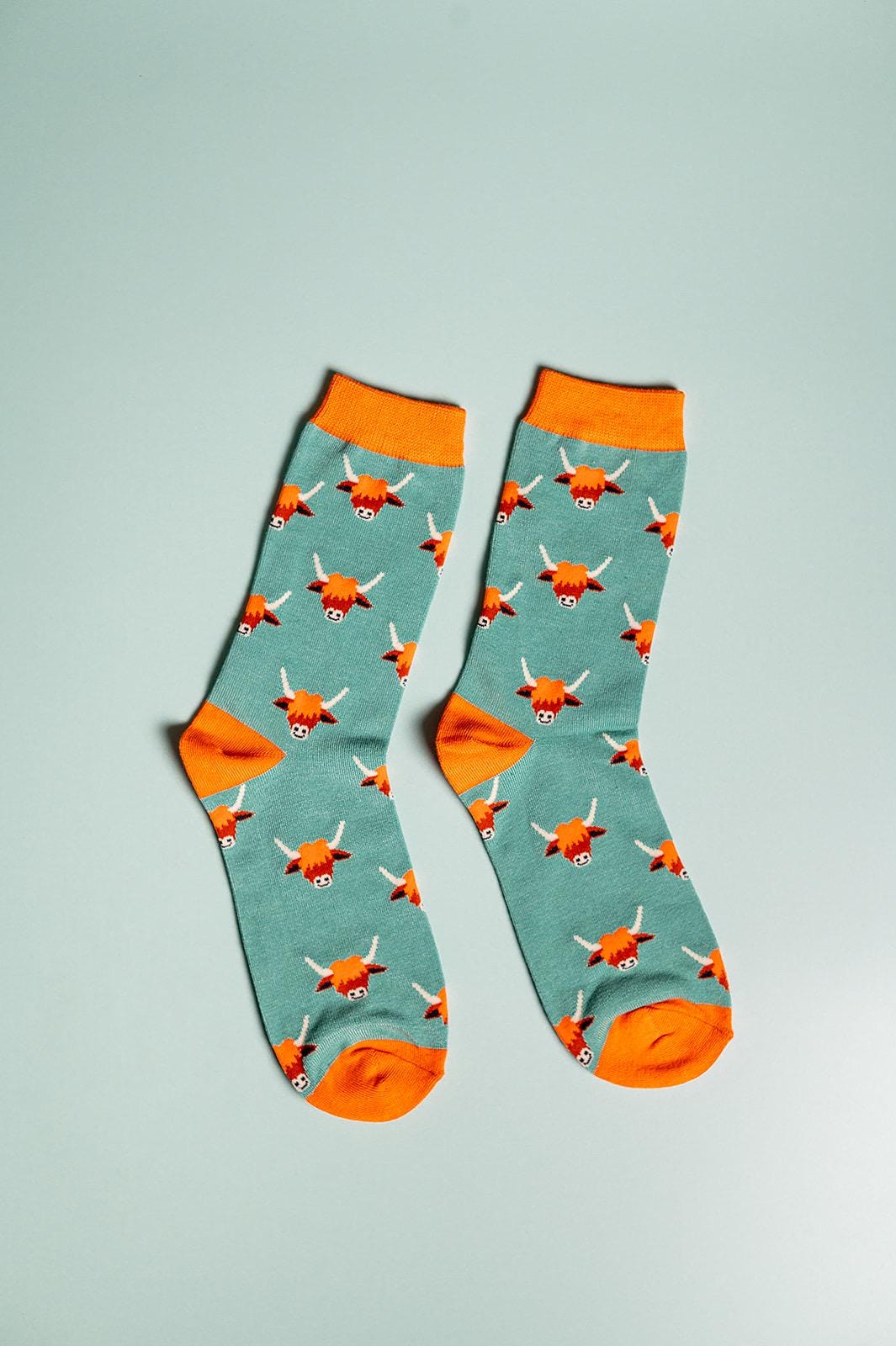 Men’s Highland Cow Bamboo Socks