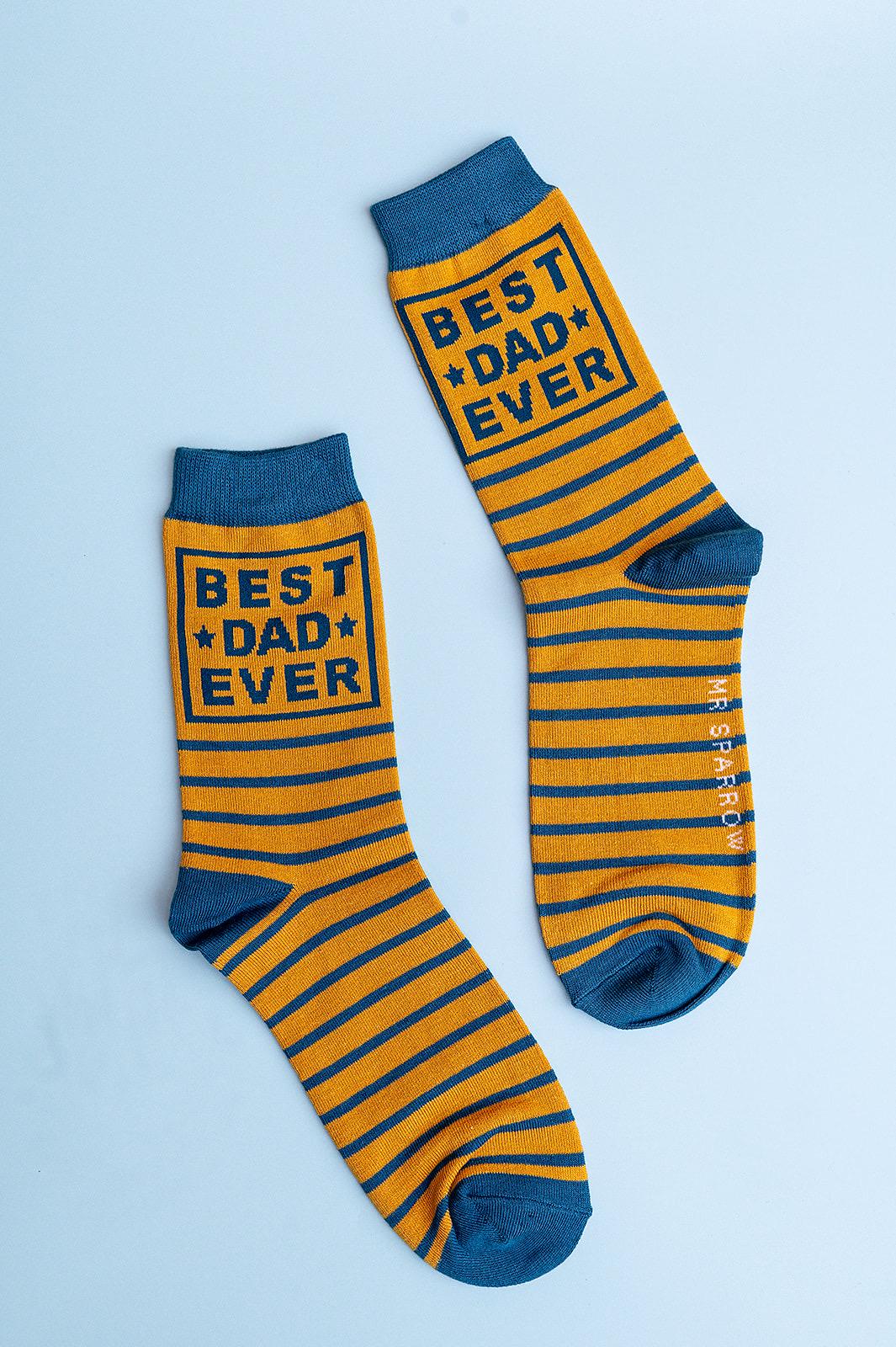Best Dad Bamboo Socks Letterbox Gift with Free Personalised Gift Card
