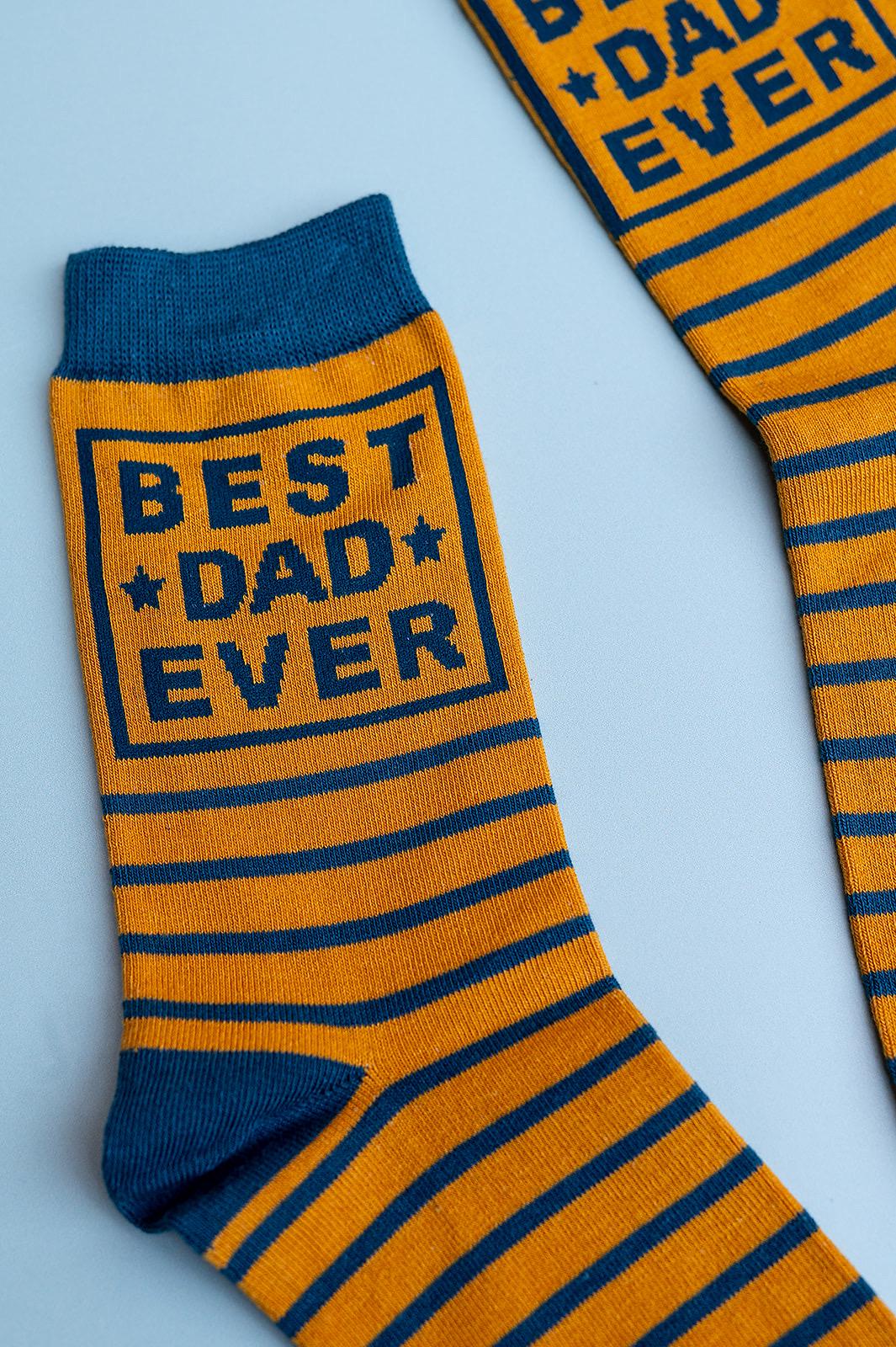Best Dad Bamboo Socks Letterbox Gift with Free Personalised Gift Card
