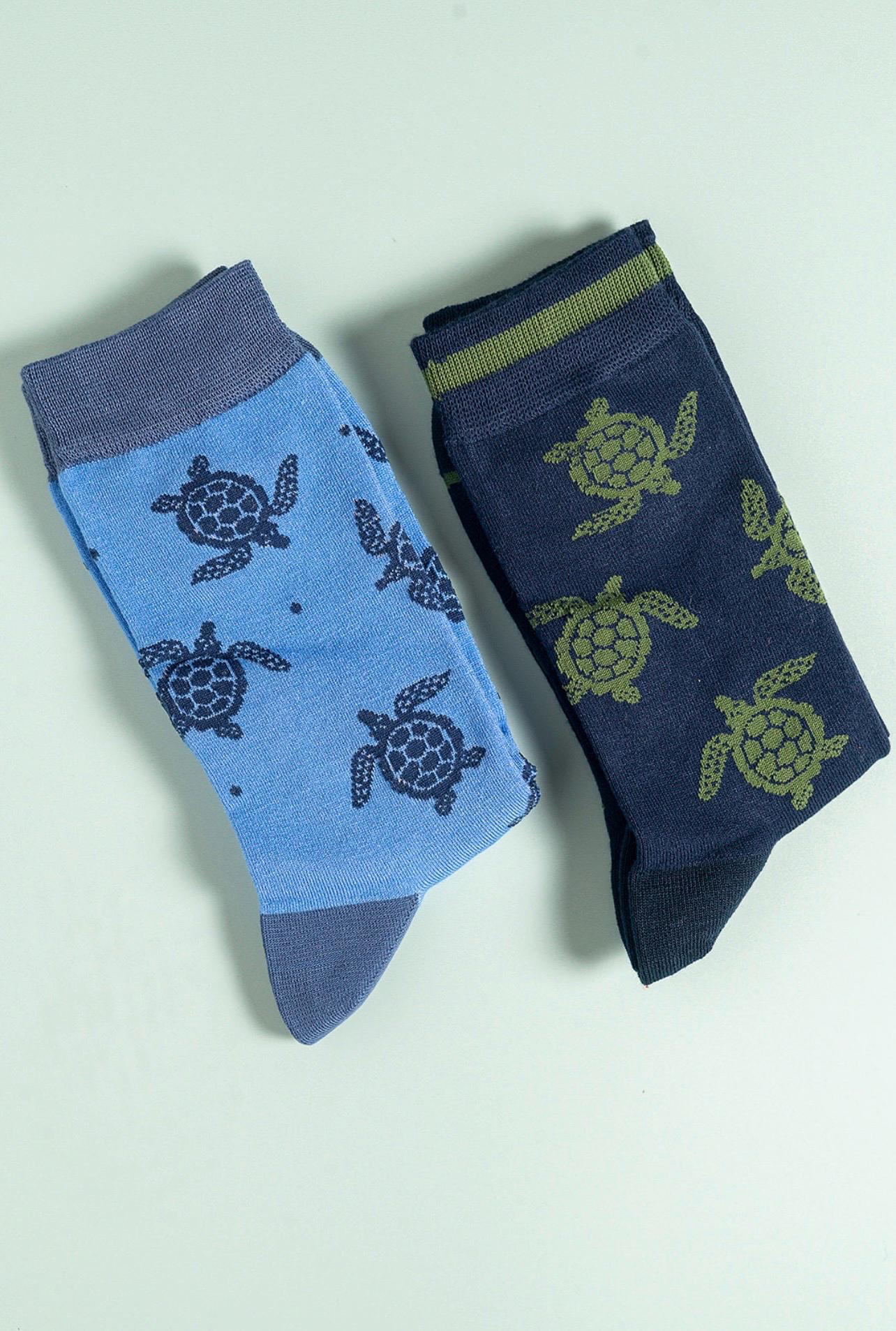Turtle Bamboo Socks Gift, Letterbox Gift for Him, Eco Friendly Gift