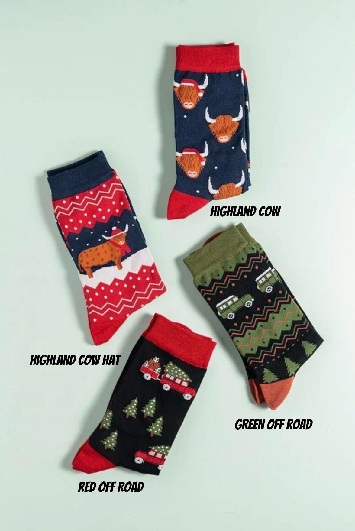 Christmas Bamboo Socks | Size 7-11 | Men’s Festive Socks