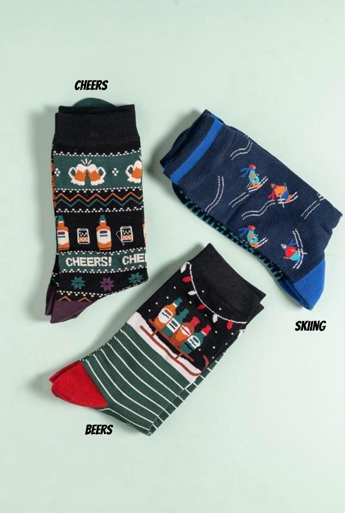 Christmas Bamboo Socks | Size 7-11 | Men’s Festive Socks