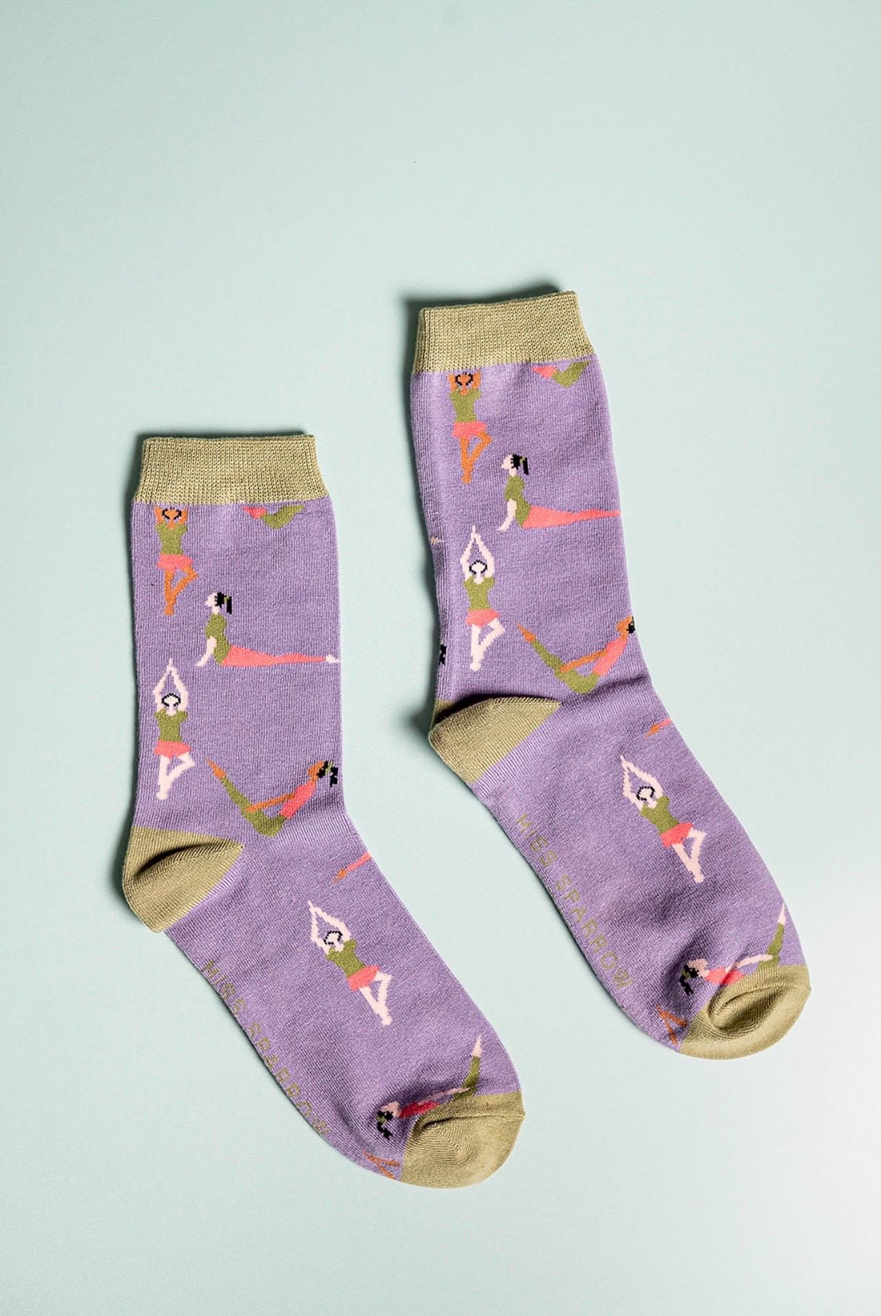 Yoga Bamboo Socks Letterbox Giftset: Ladies Size 4-7, Breathable & Sustainable