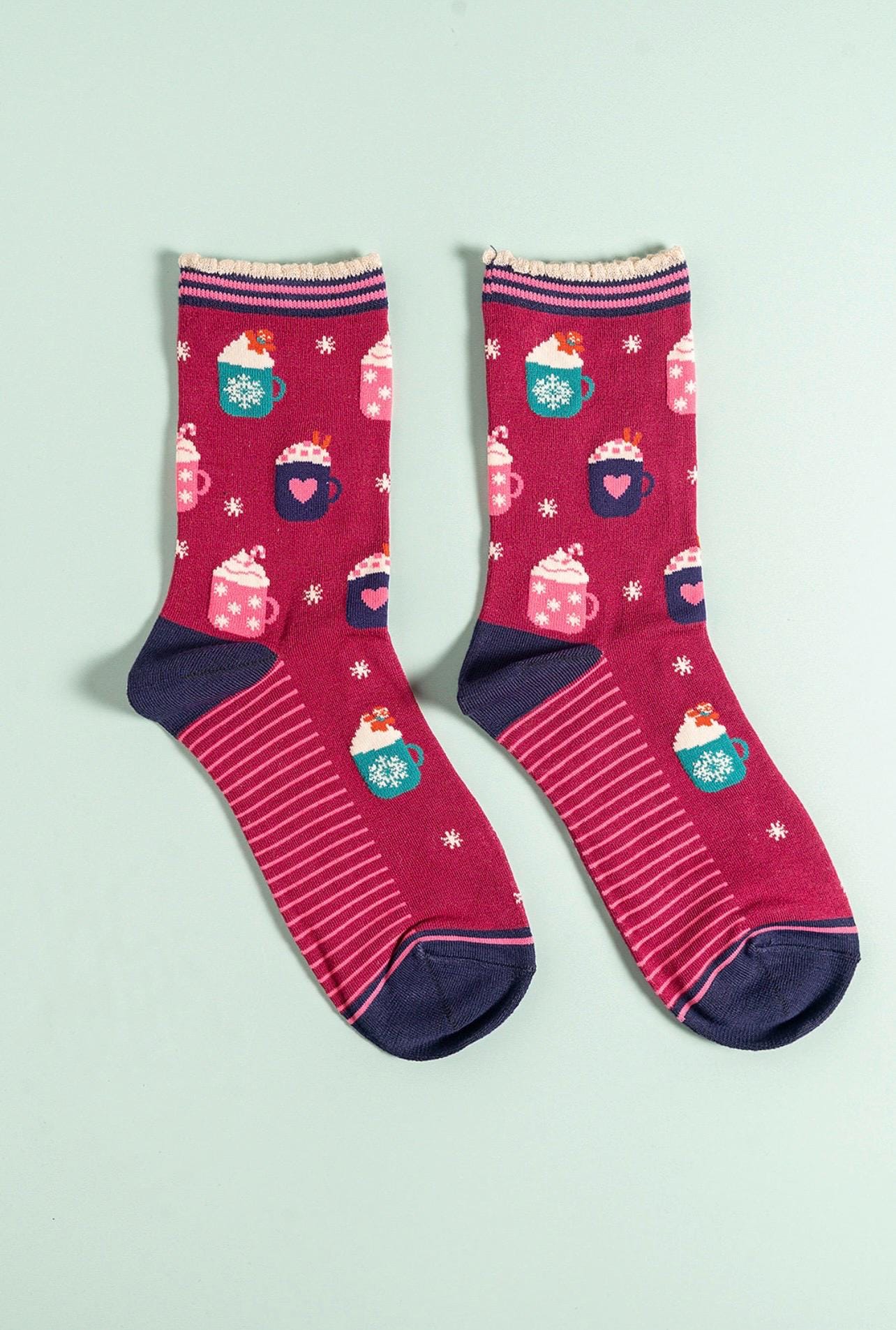 Christmas Bamboo Socks | Size 4-7 | Festive Socks