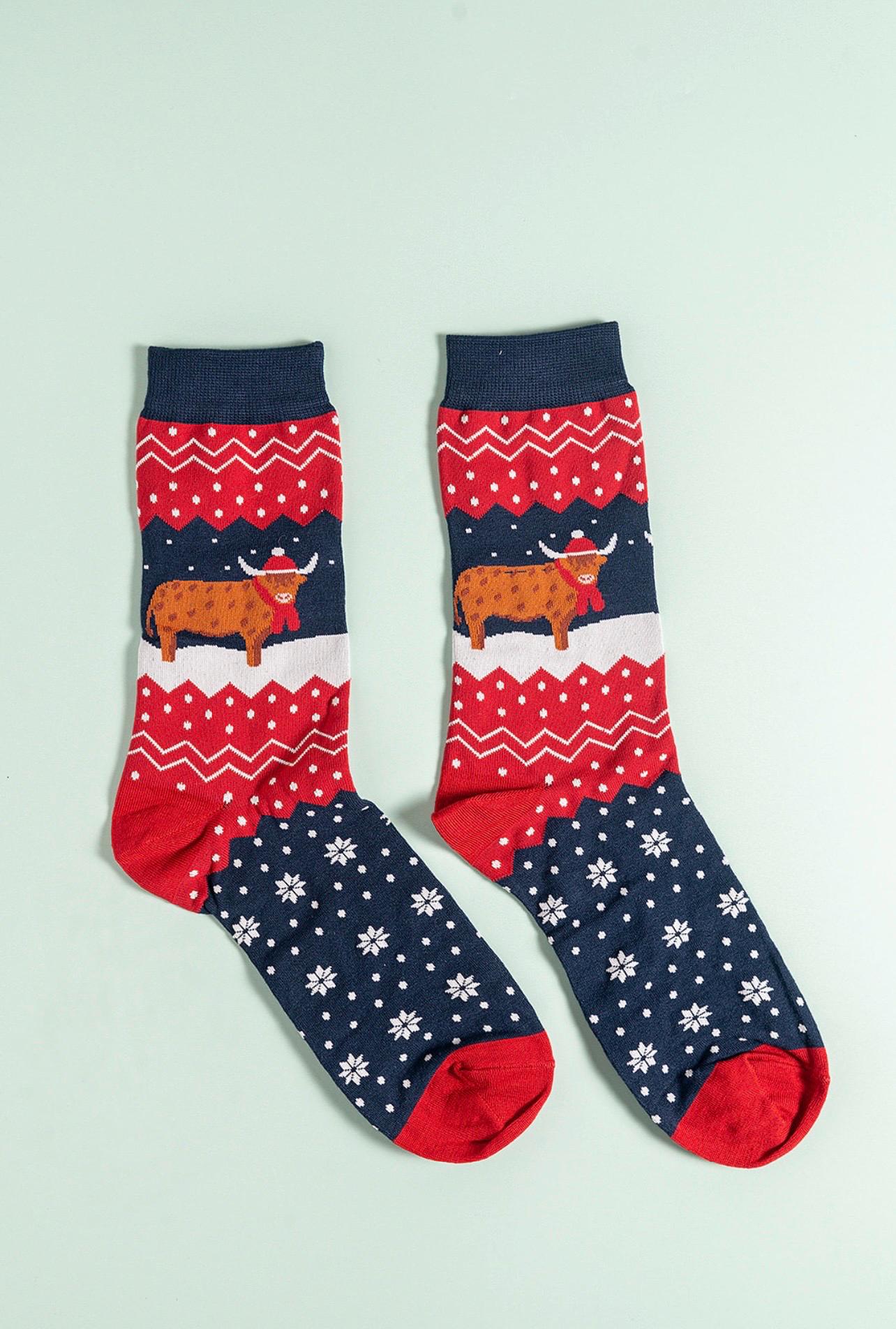 Christmas Bamboo Socks | Size 7-11 | Men’s Festive Socks