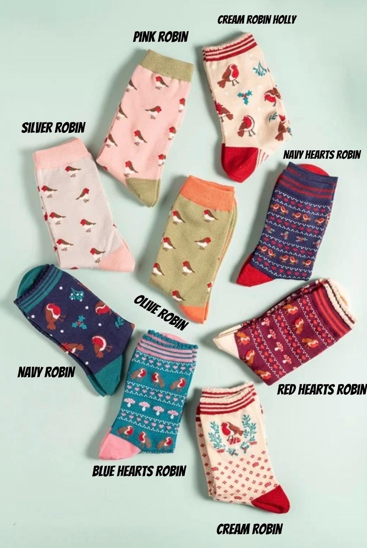 Christmas Bamboo Socks | Size 4-7 | Festive Socks