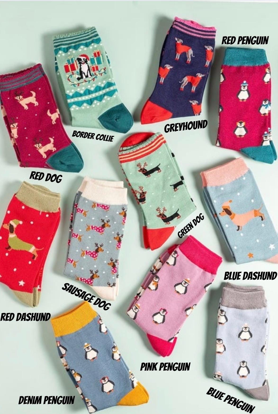Christmas Bamboo Socks | Size 4-7 | Festive Socks