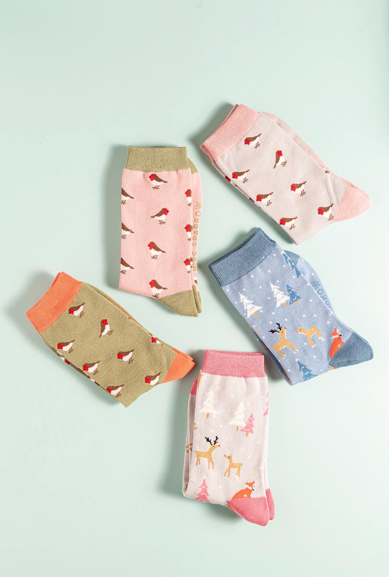 Christmas Bamboo Socks | Size 4-7 | Festive Socks