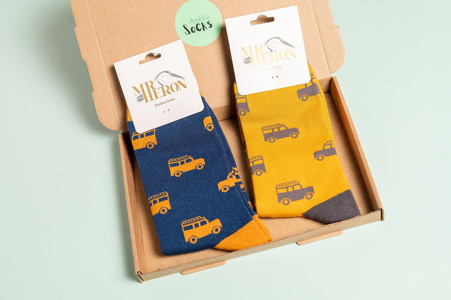 Land Rover Bamboo Socks Letterbox Gift Box | Size 7-11