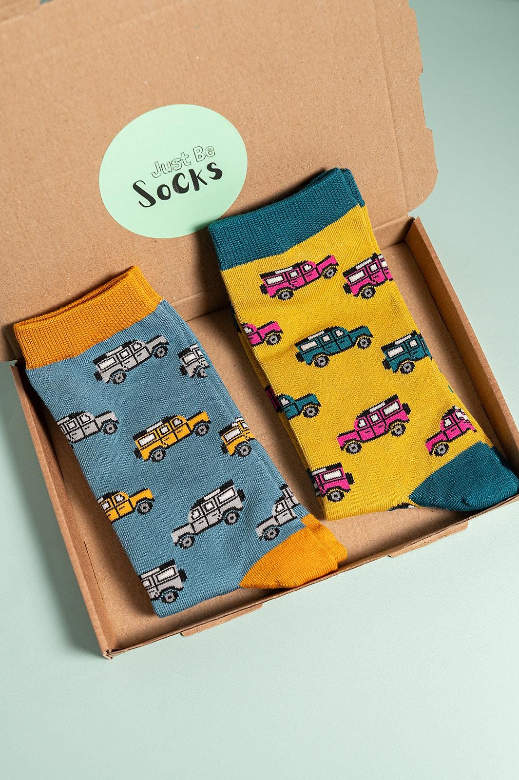 Off Road Bamboo Socks Gift for Him, Men’s UK 7-11, Letterbox Gift, Personalised Gift
