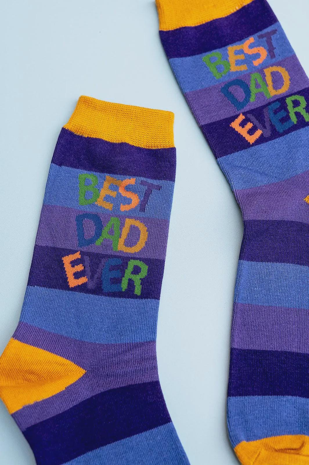 Best Dad Bamboo Socks Letterbox Gift with Free Personalised Gift Card