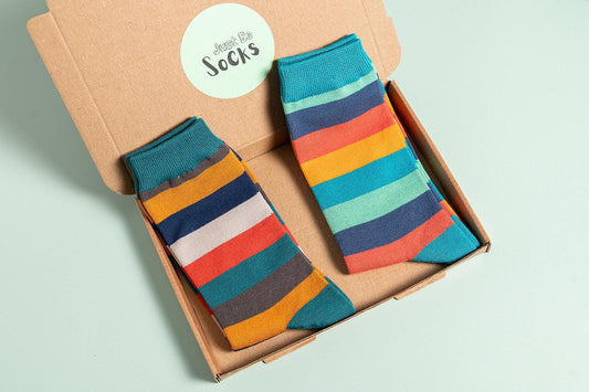 Stripes Mens Bamboo Socks