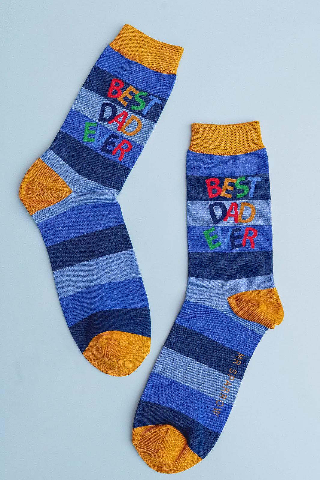 Best Dad Bamboo Socks Letterbox Gift with Free Personalised Gift Card