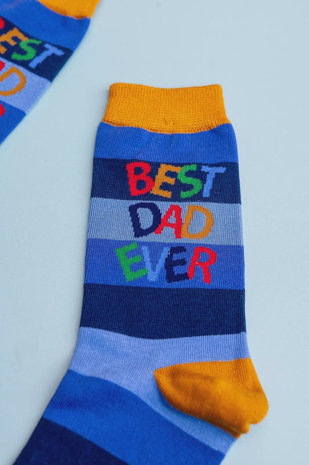 Best Dad Bamboo Socks Letterbox Gift with Free Personalised Gift Card