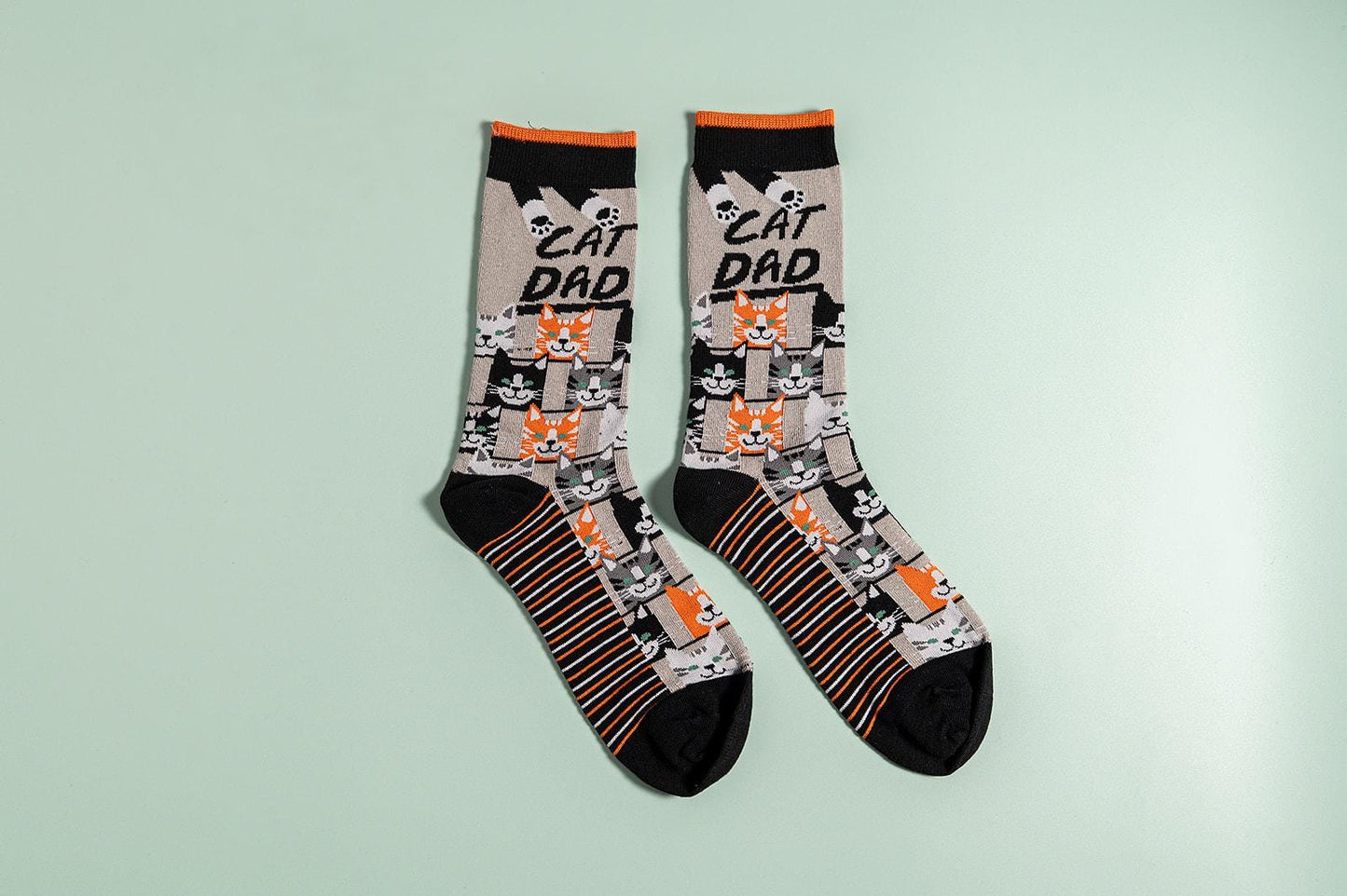 Cat Dad Bamboo Socks Letterbox Gift with Free Personalised Gift Card