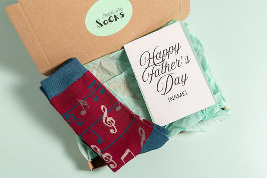 Pizza Bamboo Socks Letterbox Gift with Free Personalised Gift Card