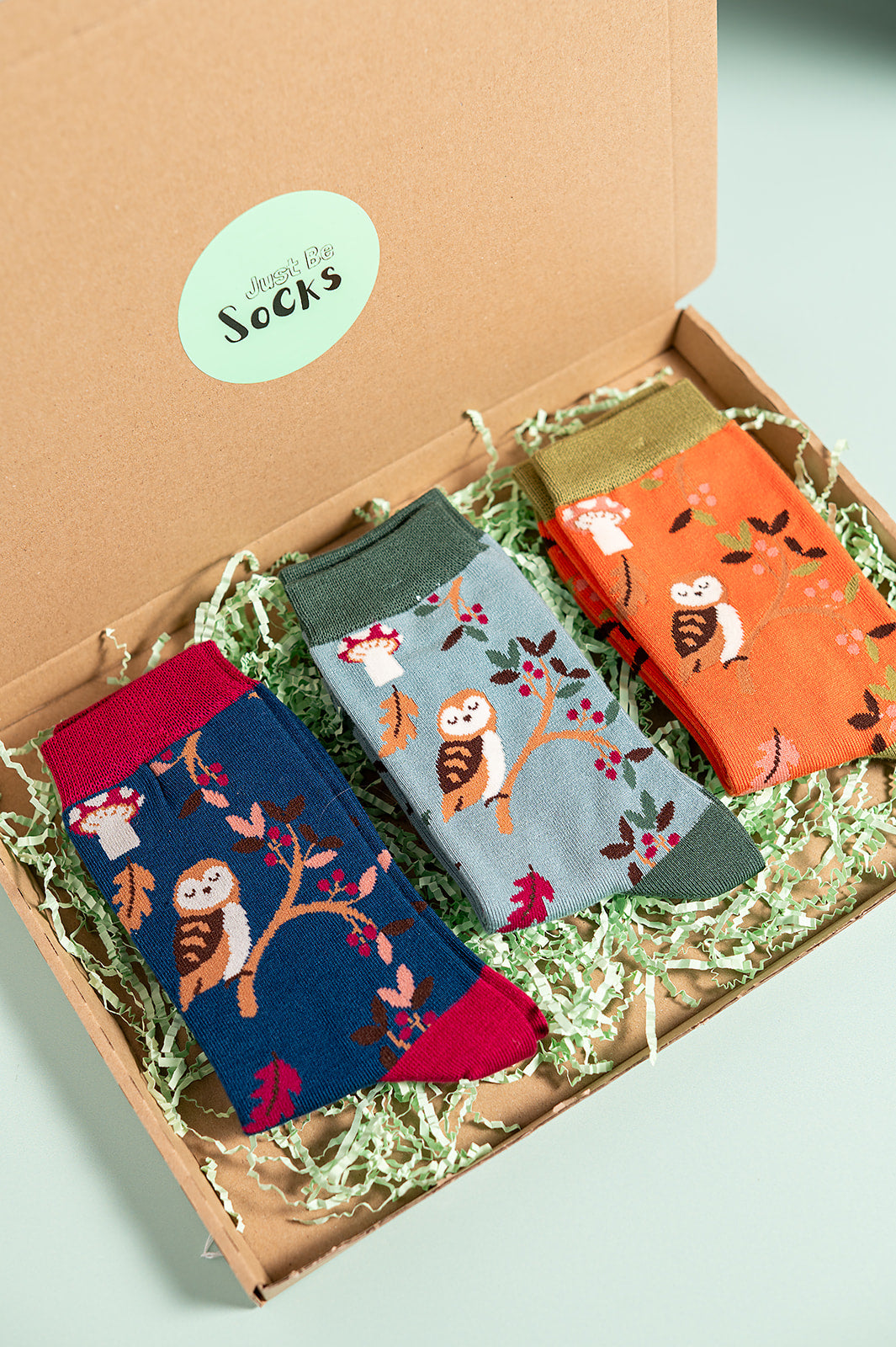 Ladies Owl Bamboo Letterbox Giftset